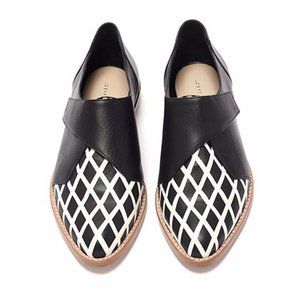 Loeffler Randall Black Grace Welted Oxford - Size 10, Gen Z Elegance